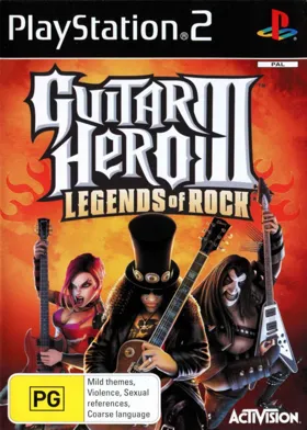 Guitar Hero III - Legends of Rock (Japan) box cover front